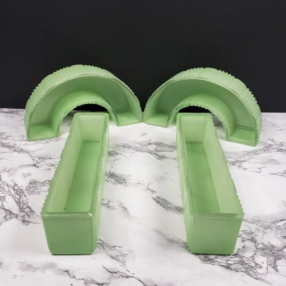 Art Deco Posy Centerpiece Four Piece Vintage - Picture 4 of 6